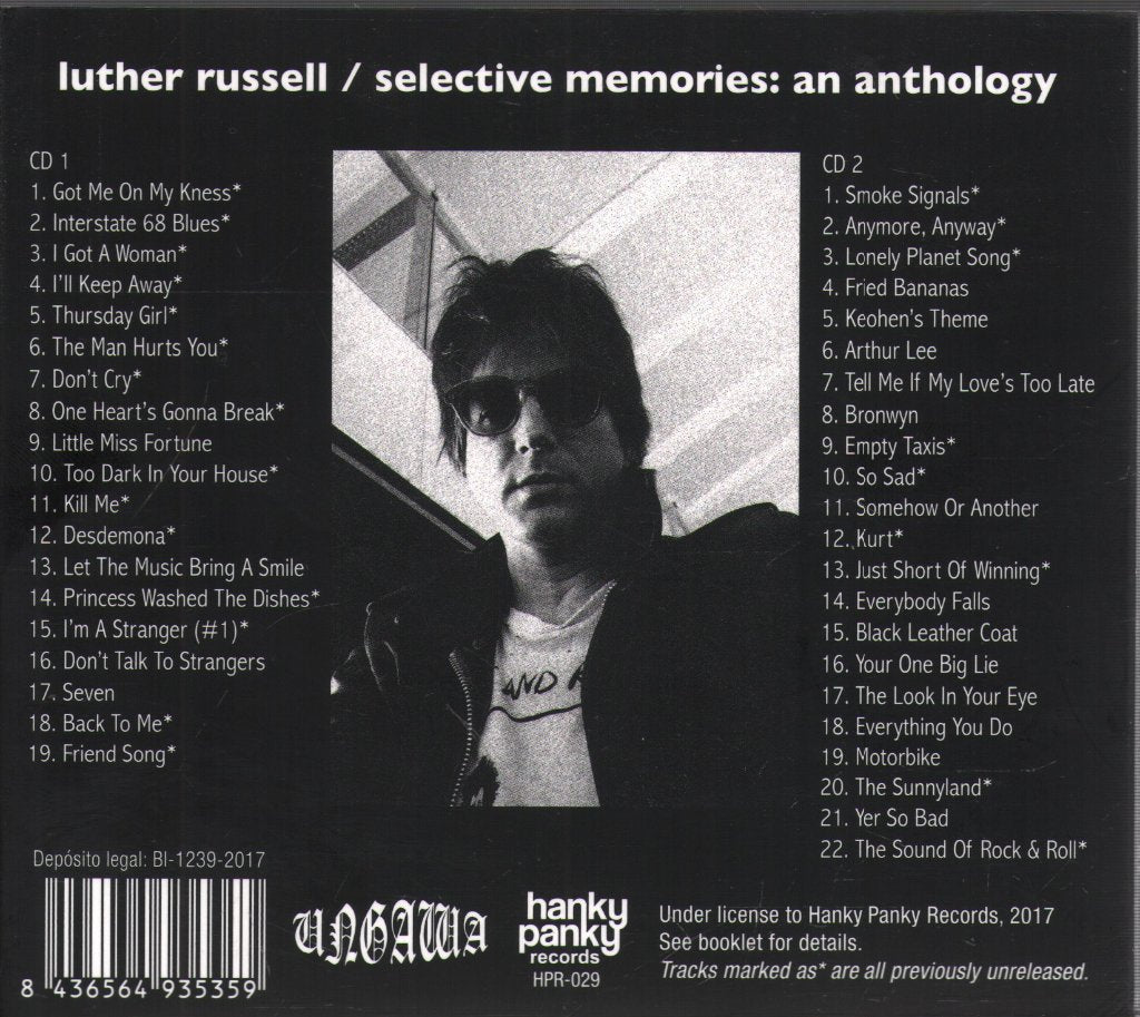 Luther Russell - Selective Memories: An Anthology - Double Cd