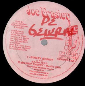 Tootie Wayne And David Sampler - Boney Boney - 12 Inch