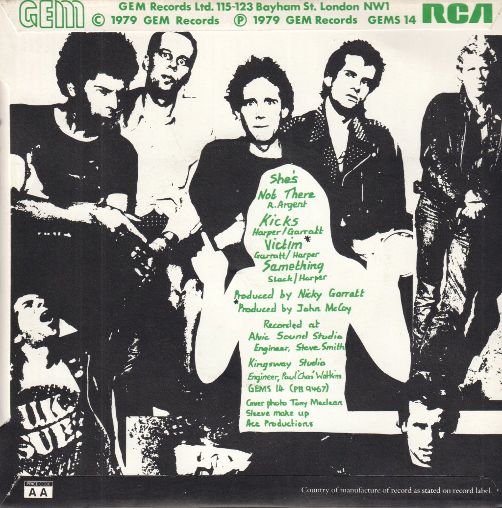 UK Subs - She's Not There - 7 Inch