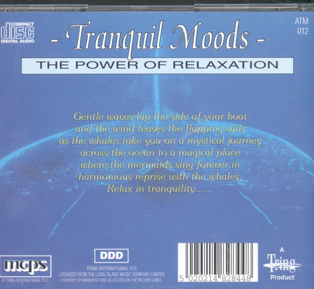 Tranquil Moods - The Power Of Relaxation - Whales Of The Pacific - Tranquil Moods - The Power Of Relaxation - Whales Of The Pacific - Cd