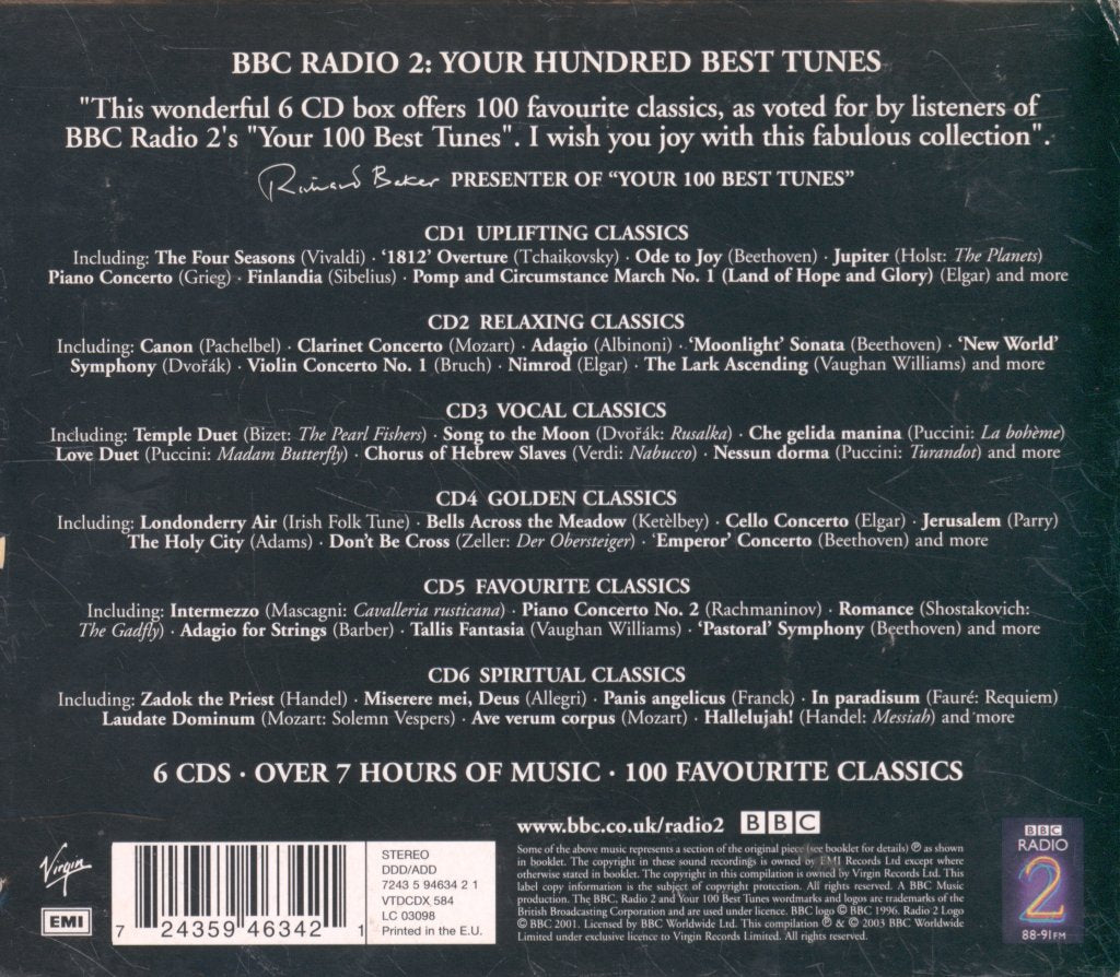Various Artists - Your Hundred Best Tunes (The Nation's Favourite Classical Music) - Cd Set