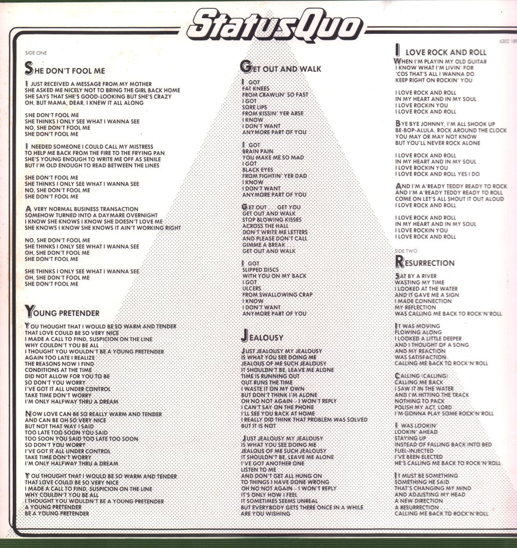 Status Quo - 1982 - Lp