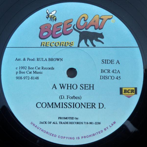 Commissioner D / Patrick Andy - A Who Seh - 12 Inch