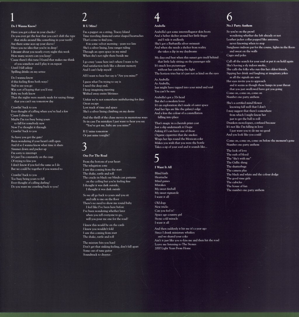 Arctic Monkeys - AM - Lp