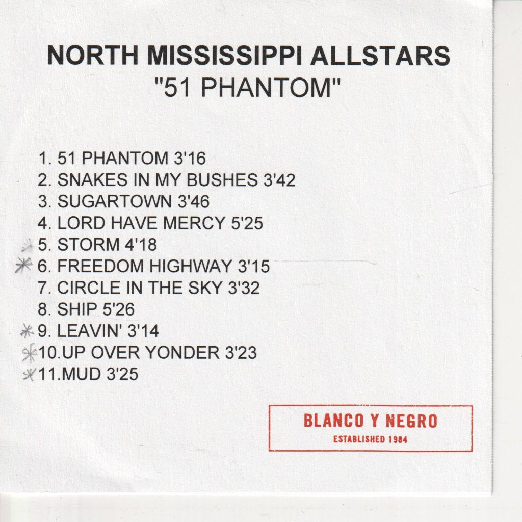 North Mississippi Allstars - 51 Phantom - Cdr