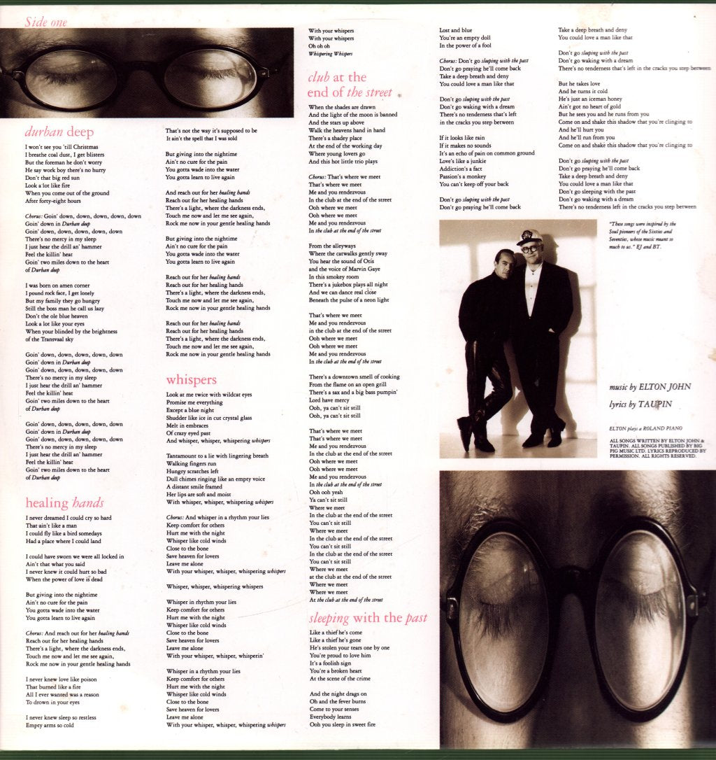 Elton John - Sleeping With The Past - Lp