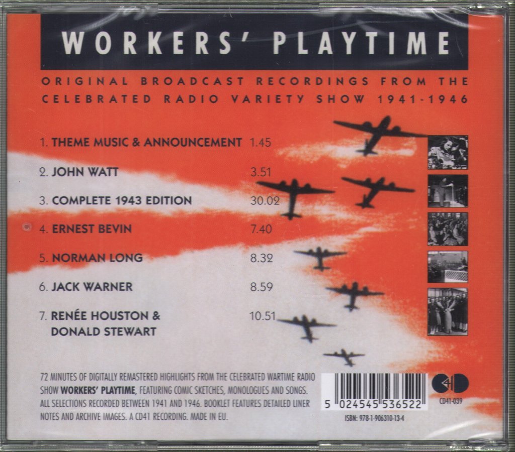 Various Artists - Workers' Playtime - Classic Wartime Radio Recordings - Cd