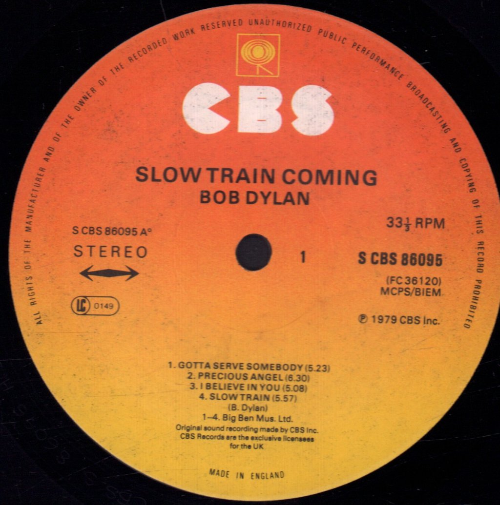Bob Dylan - Slow Train Coming - Lp