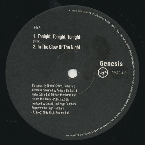 Genesis - Tonight Tonight Tonight - 12 Inch