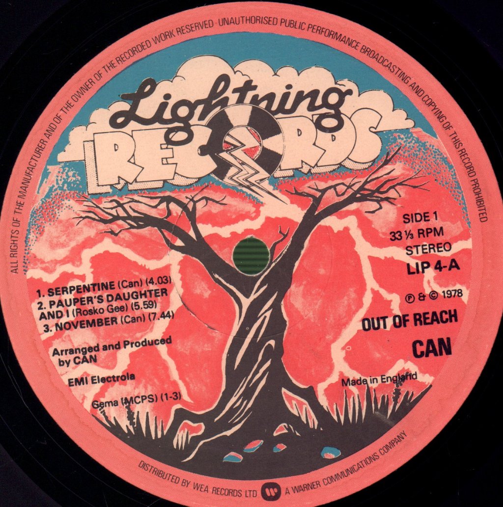 Can - Out Of Reach - Lp