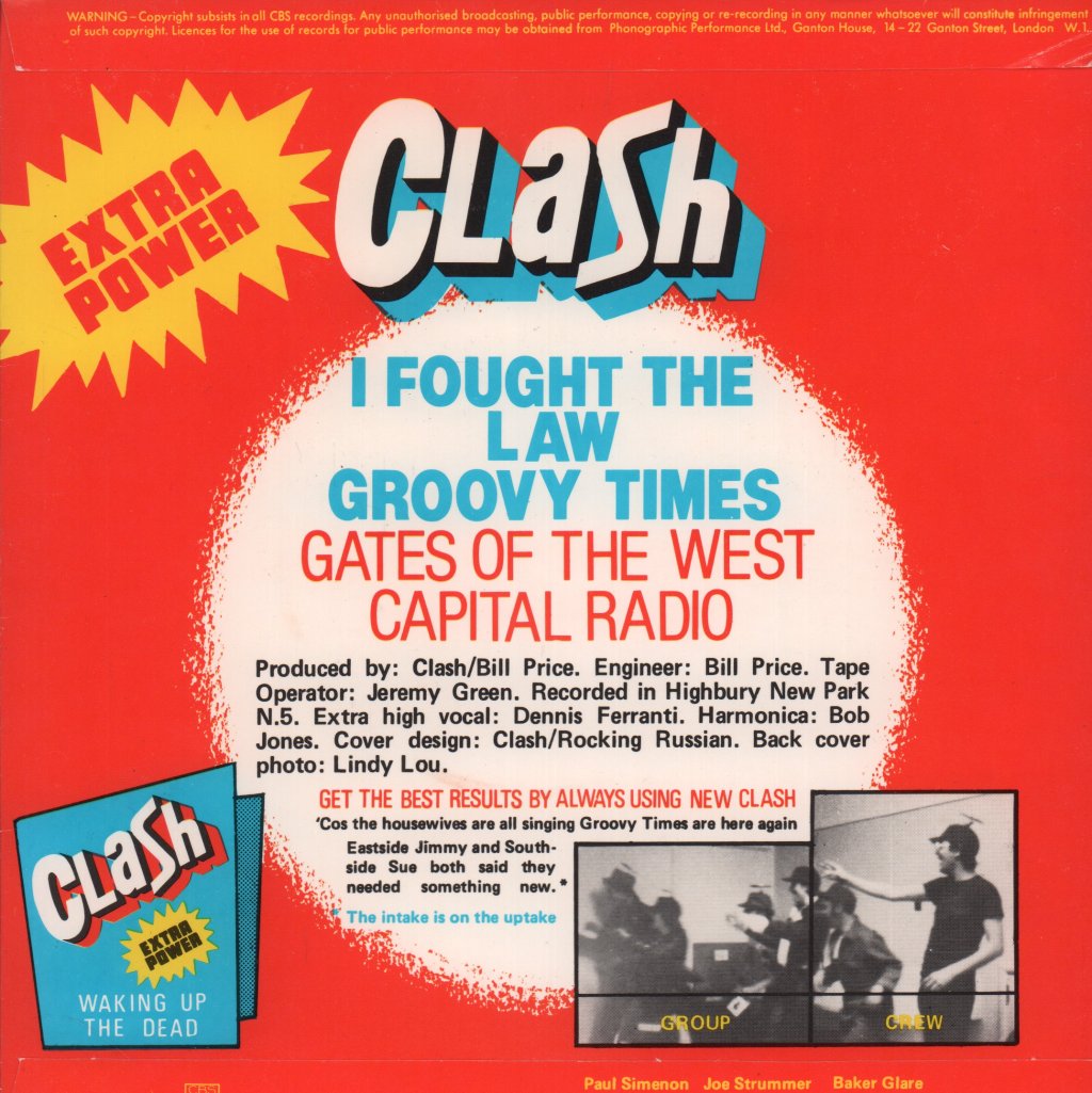 Clash - Cost Of Living Ep - 7 Inch