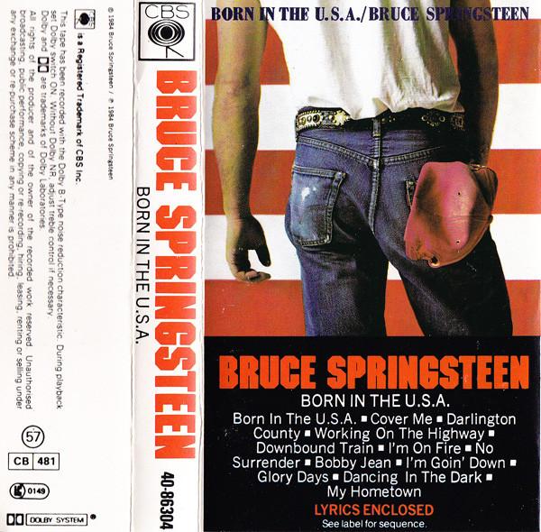 Bruce Springsteen - Born In The U.S.A. - Cassette