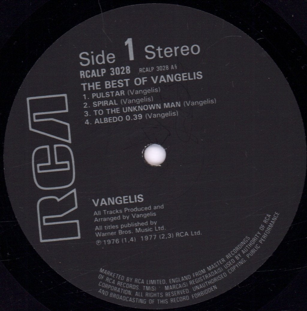 Vangelis - Best Of Vangelis - Lp