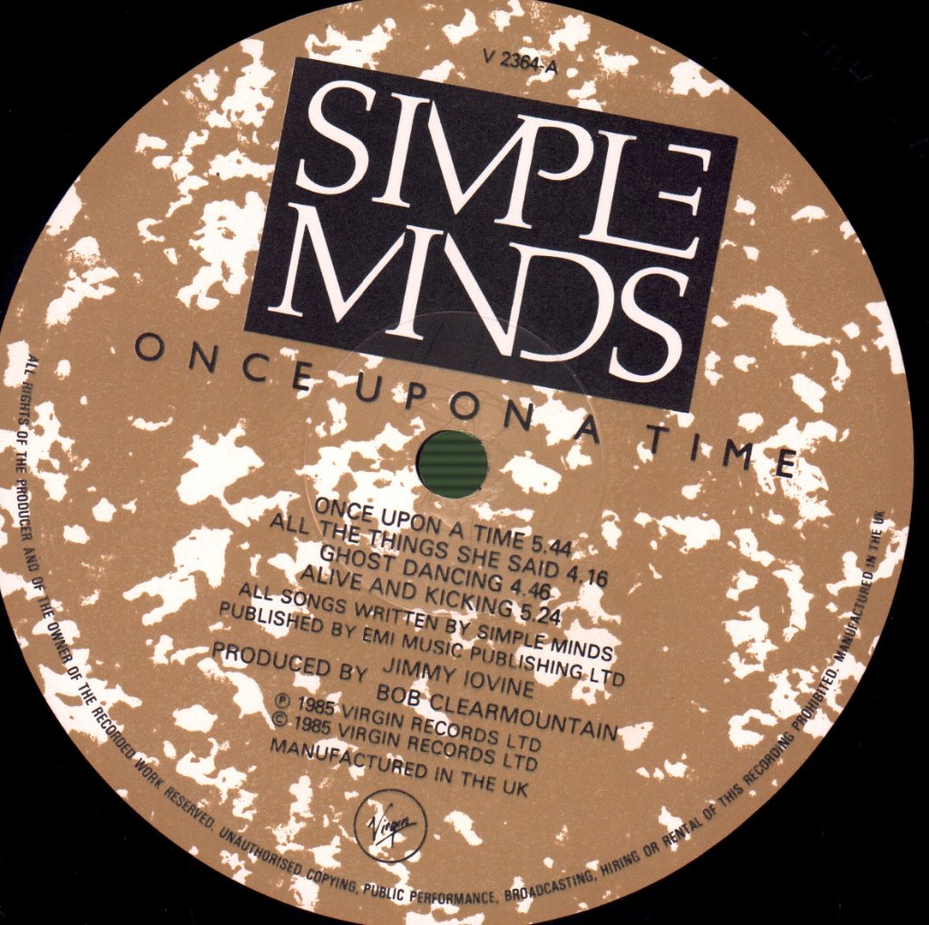 Simple Minds - Once Upon A Time - Lp