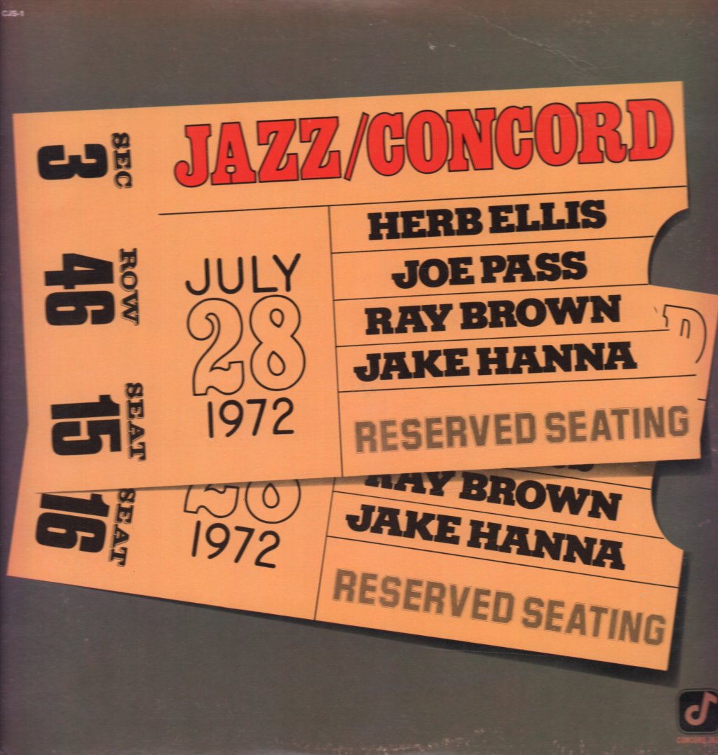 Joe Pass, Ray Brown, Jake Hanna, Herb Ellis - Jazz/Concord - Lp