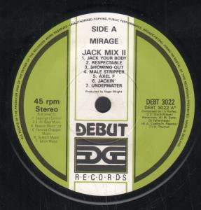 Mirage (Pop) - Jack Mix Ii - 7 Inch