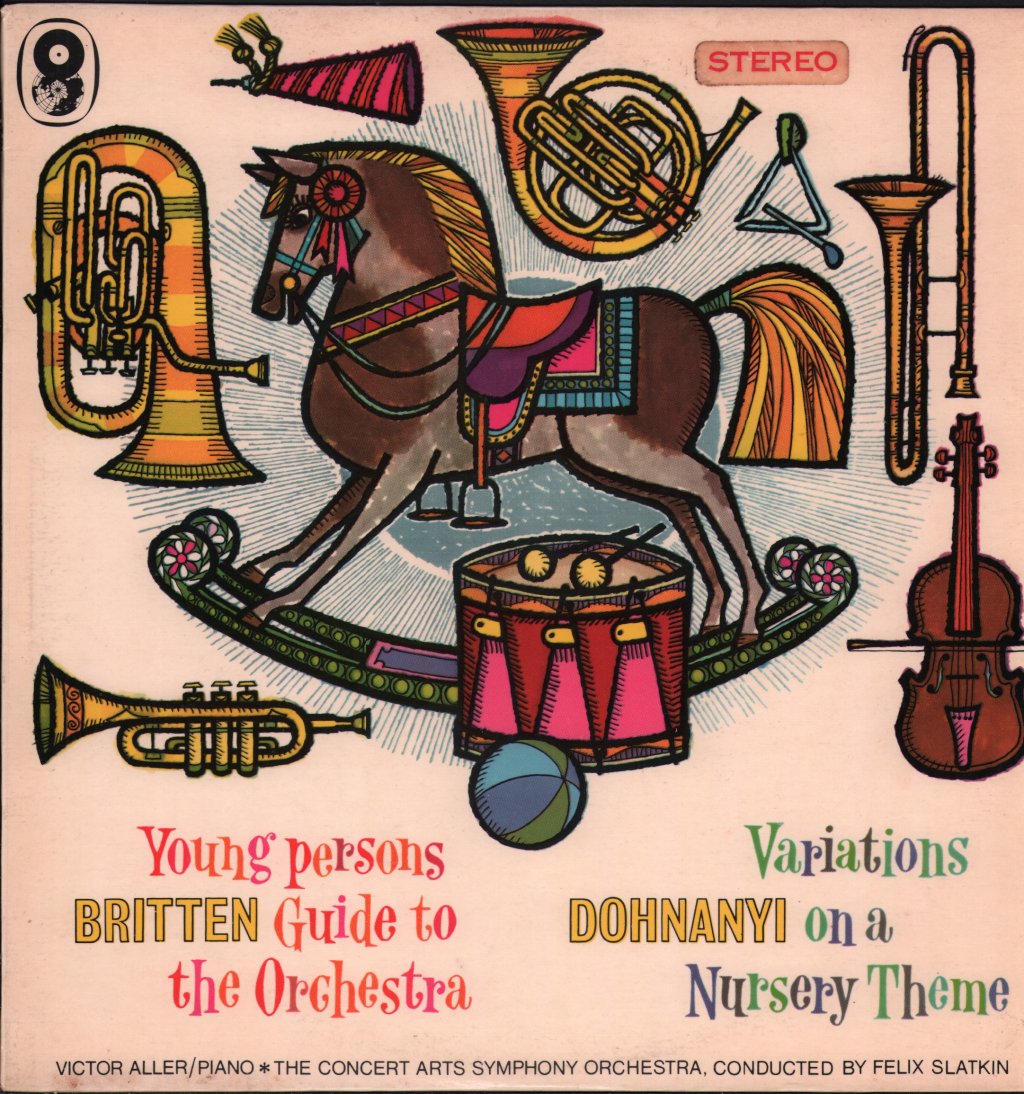 Concert Arts Symphony Orchestra / Felix Slatkin / Victor Aller - Britten - Young Person's Guide To The Orchestra - Lp