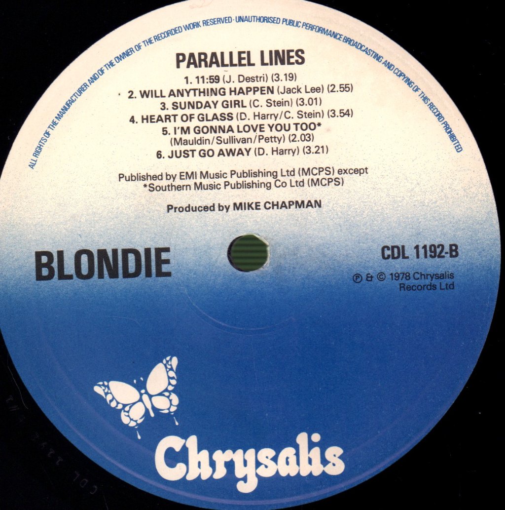 Blondie - Parallel Lines - Lp