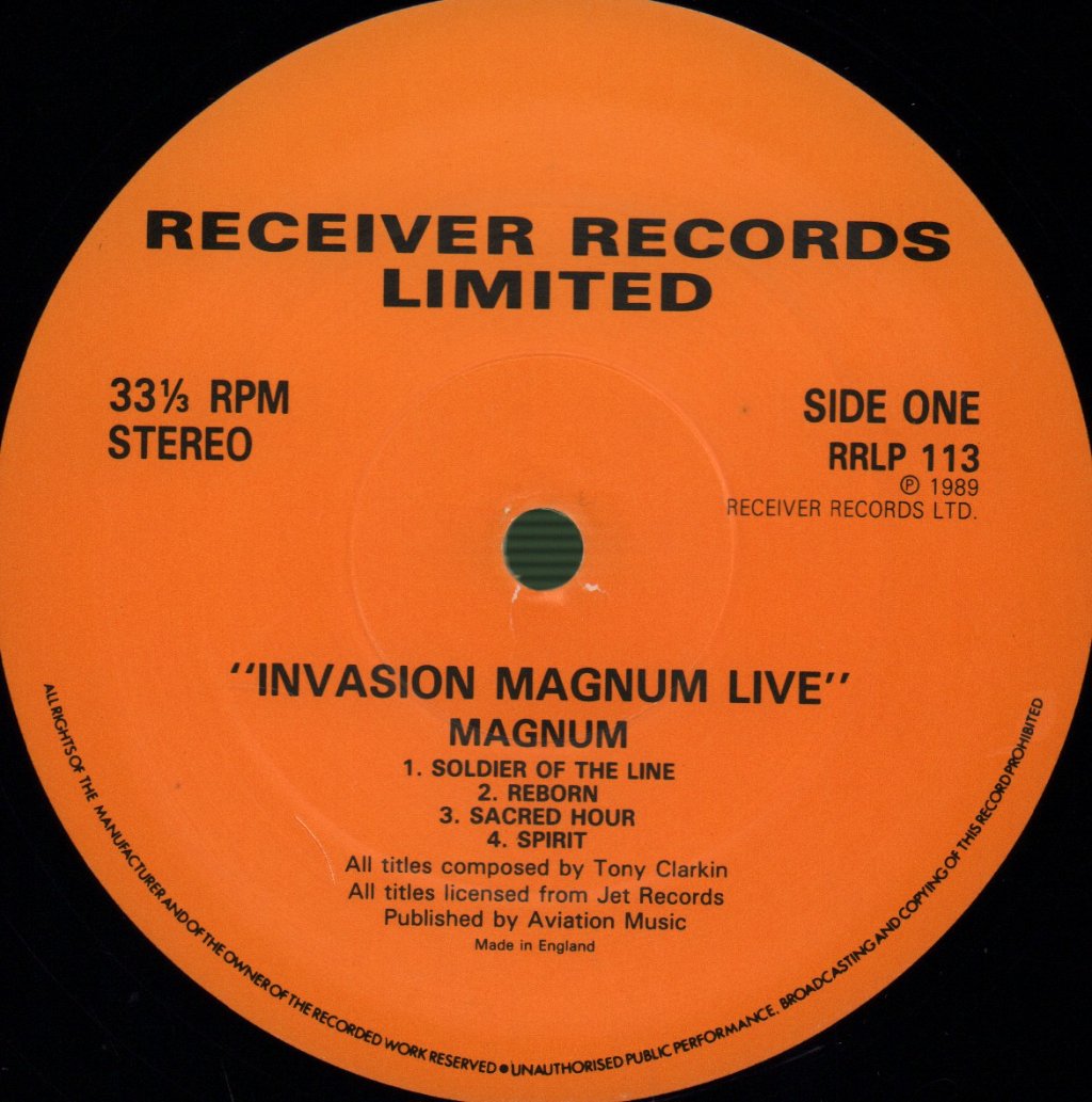 Magnum - Invasion Live - Double Lp