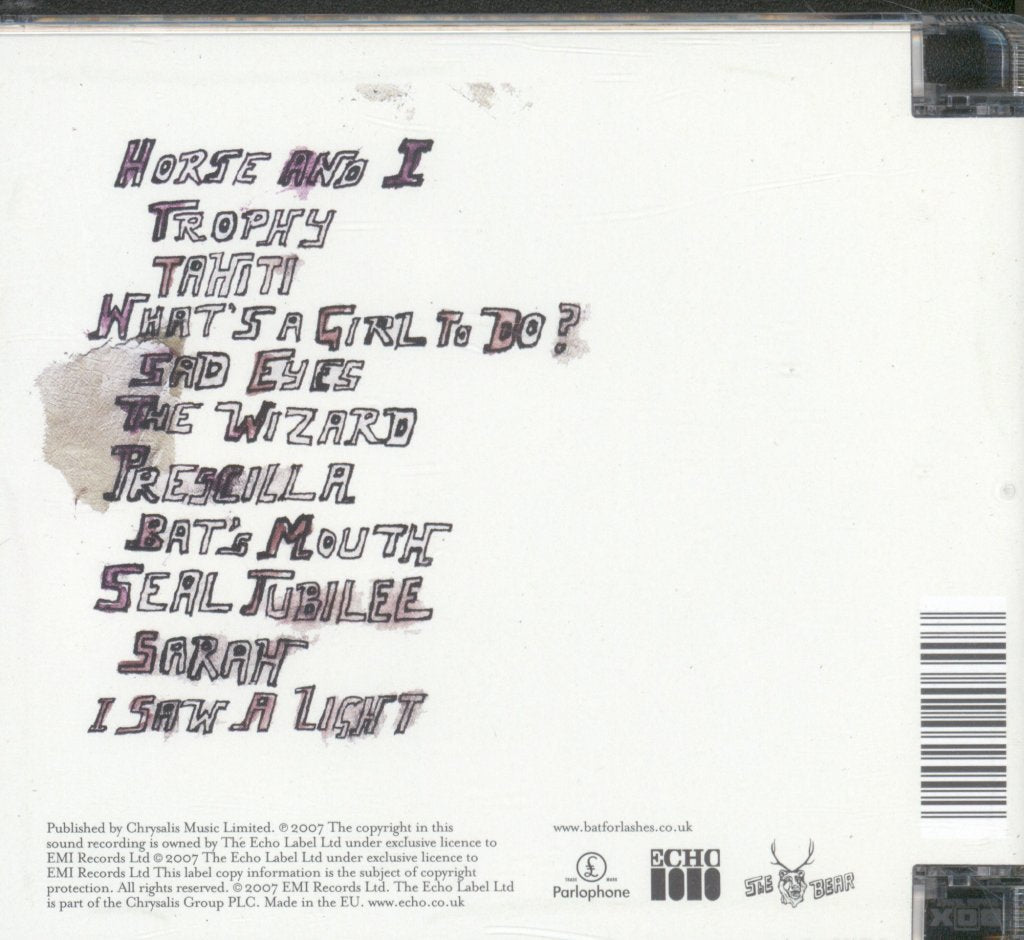 Bat For Lashes - Fur And Gold - Cd