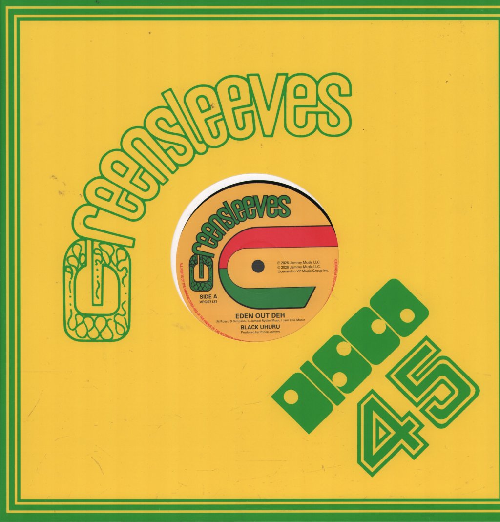 Black Uhuru - Eden Out Deh - 12 Inch