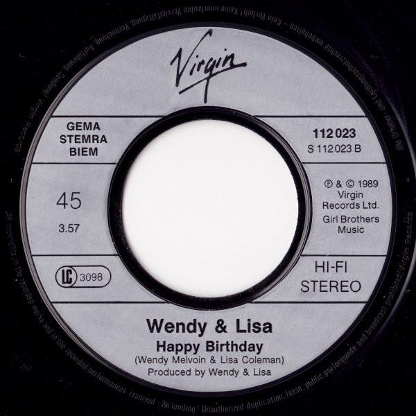 Wendy And Lisa - Are You My Baby - 7 Inch