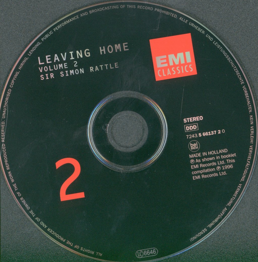 Simon Rattle / City Of Birmingham Symphony Orchestra - Leaving Home 2 - An Introduction To 20th-Century Music (Tonality - Colour - America - Music Now) - Cd