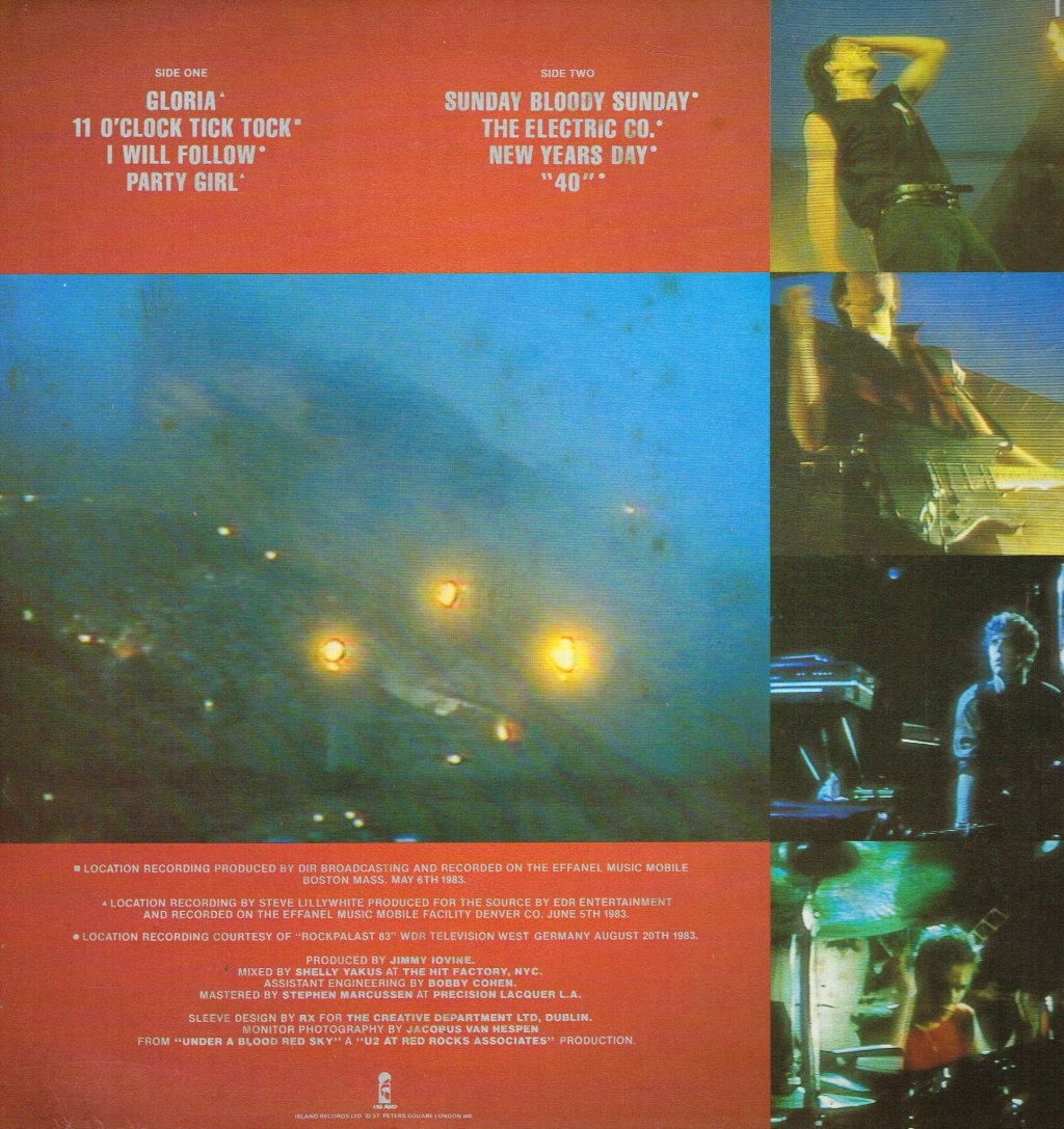 U2 - Under A Blood Red Sky - Lp