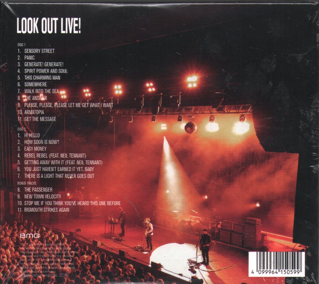Johnny Marr - Look Out Live! - Double Cd