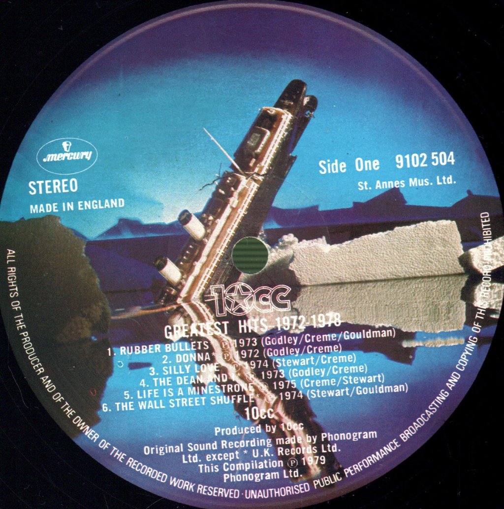 10cc - Greatest Hits 1972-1978 - Lp