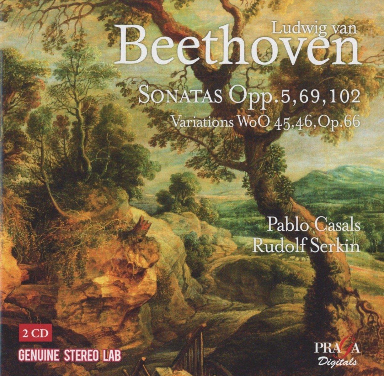 Pablo Casals - Ludwig van Beethoven: Sonatas Opp. 5, 69, 102/... - Double Cd