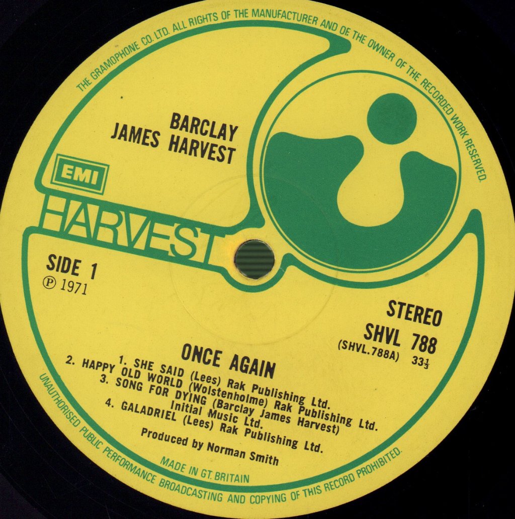 Barclay James Harvest - Once Again - Lp