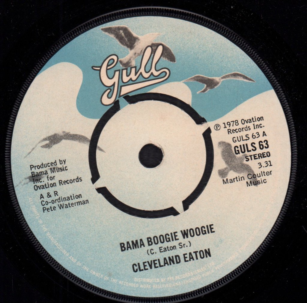 Cleveland Eaton - Bama Boogie Woogie - 7 Inch
