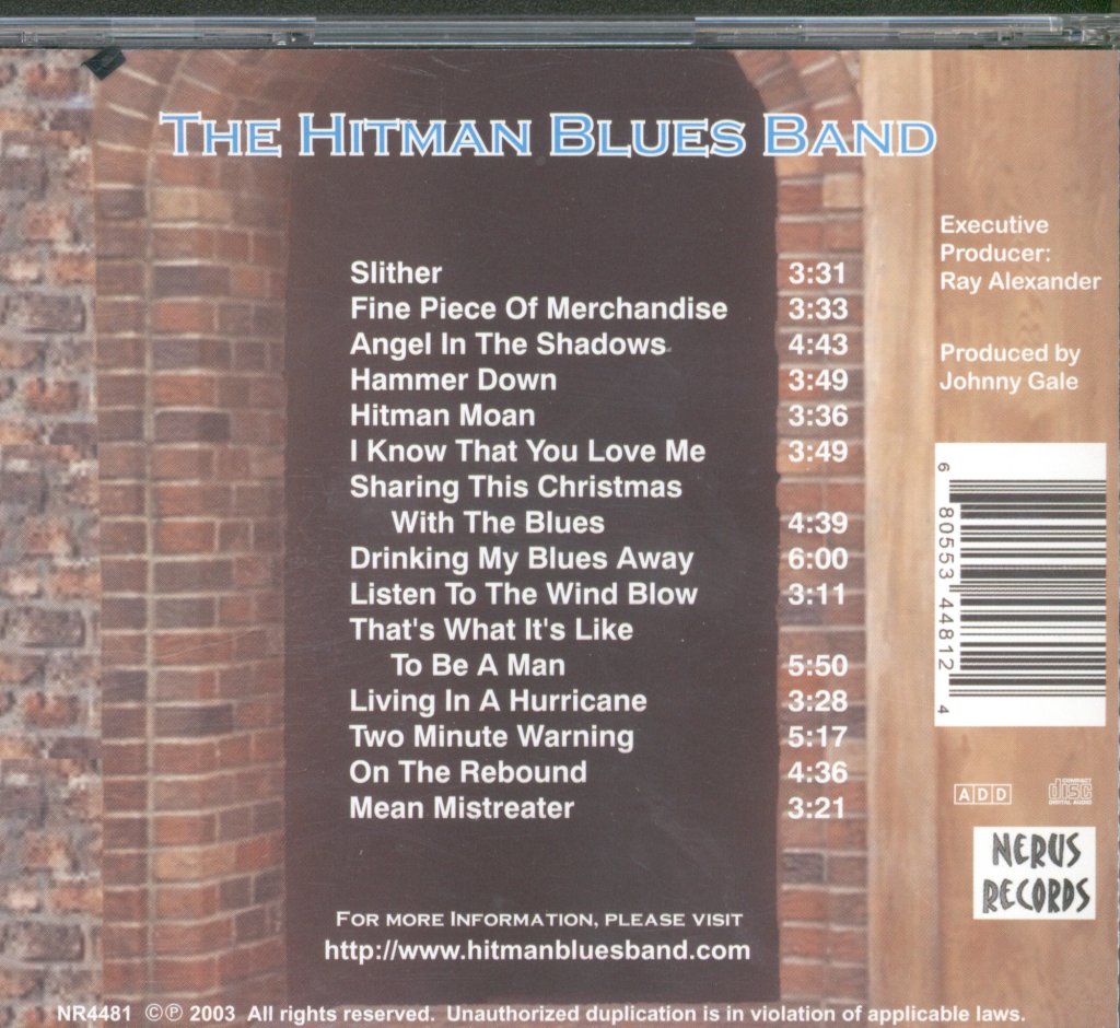 Hitman Blues Band - angel in the shadows - Cd