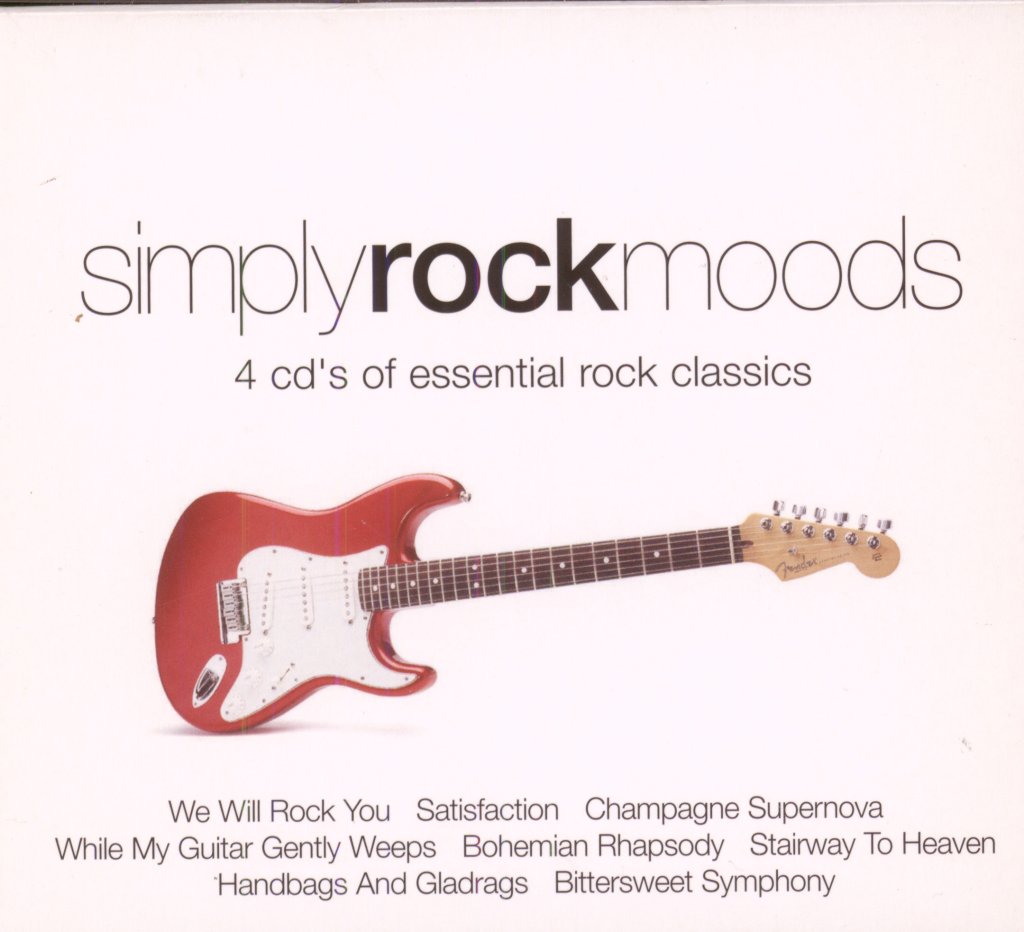 Various Artists - Simply Rock Moods - 4 CD's Of Essential Rock Classics - Cd Set