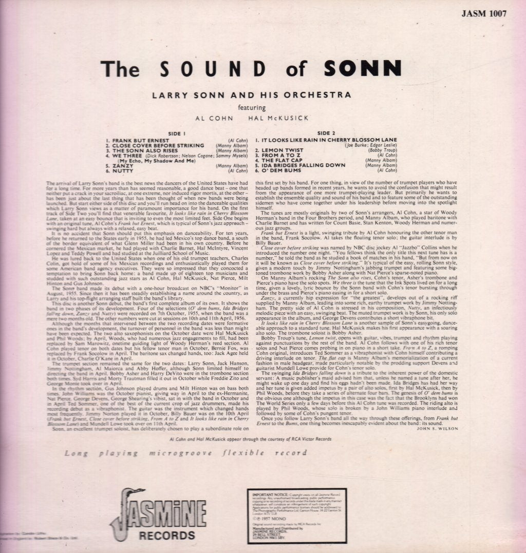 Larry Sonn - Sound Of Sonn - Lp