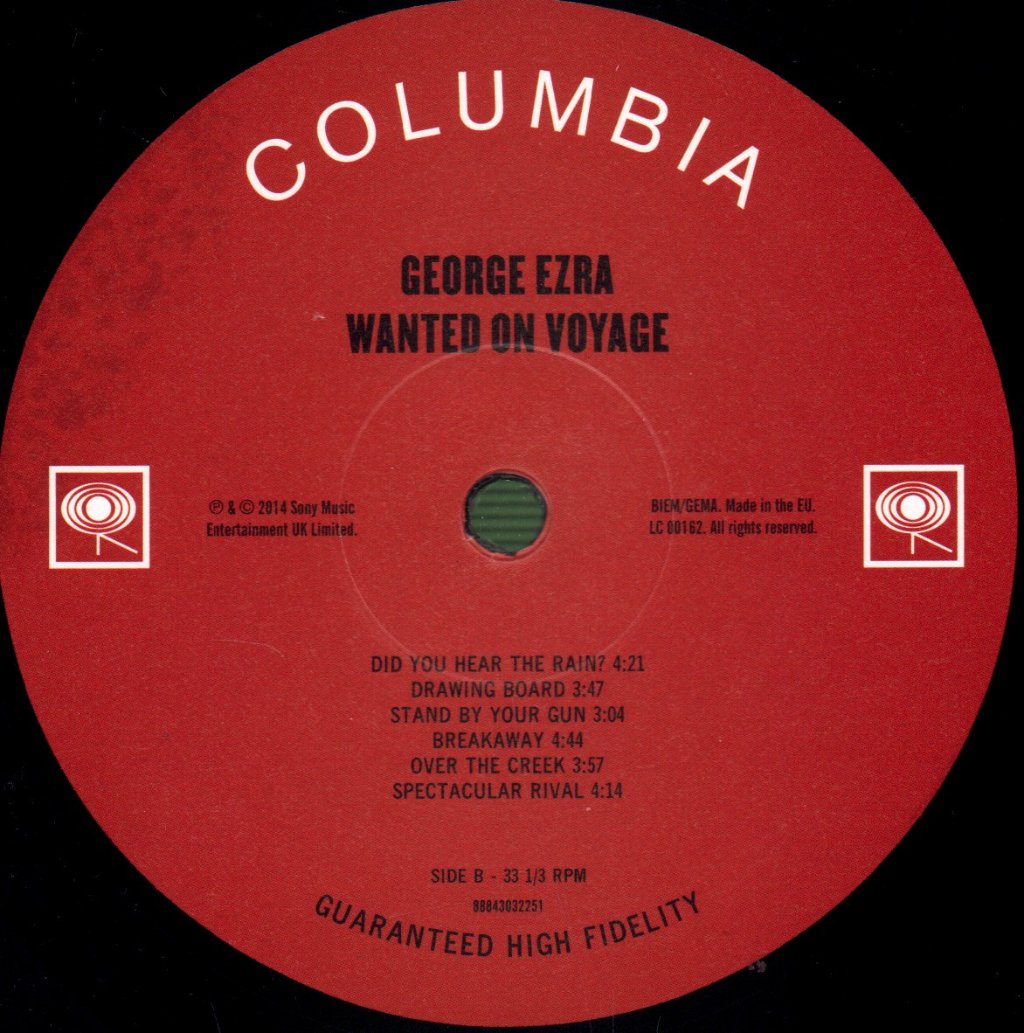 George Ezra - Wanted On Voyage - Lp