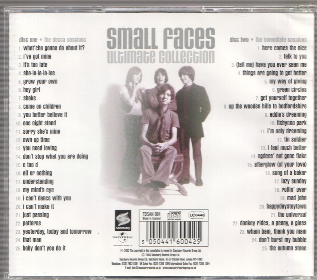 Small Faces - Ultimate Collection - Double Cd