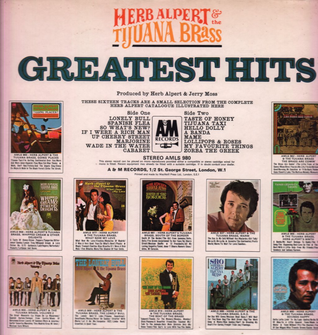 Herb Alpert - Greatest Hits - Lp