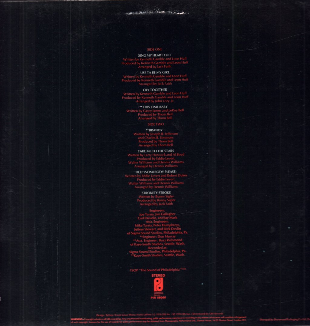 O'Jays - So Full Of Love - Lp