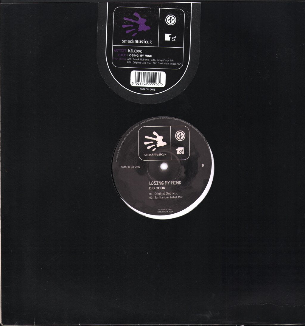 D.B. Cook - Losing My Mind - 12 Inch