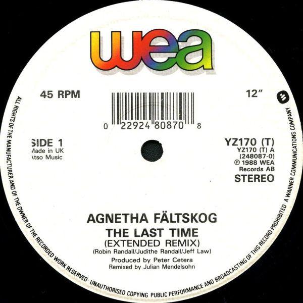Agnetha Fältskog - Last Time - 12 Inch