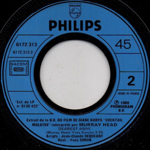 Murray Head / Yves Simon - Cocktail Molotov - 7 Inch