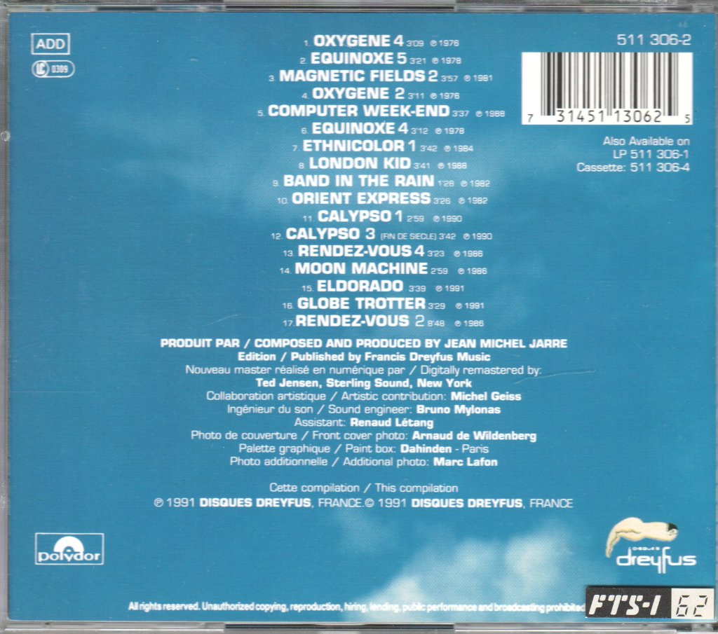 Jean Michel Jarre - Images - Cd