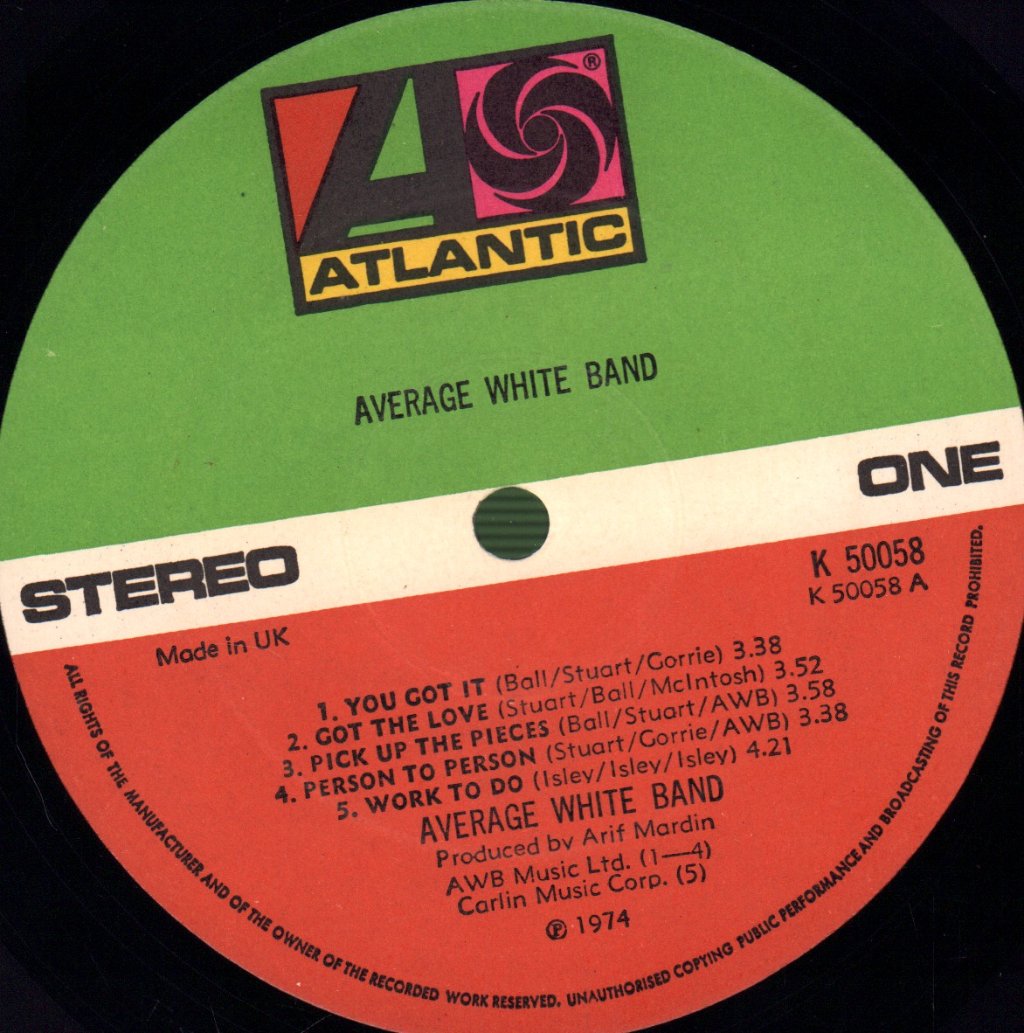 Average White Band - Awb - Lp