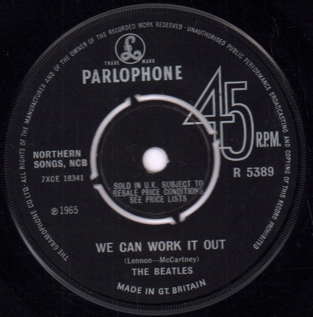 Beatles - We Can Work It Out - 7 Inch