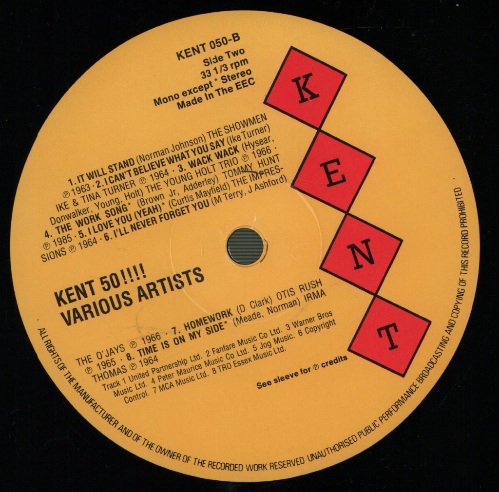 Various Artists - Kent 50 - Lp