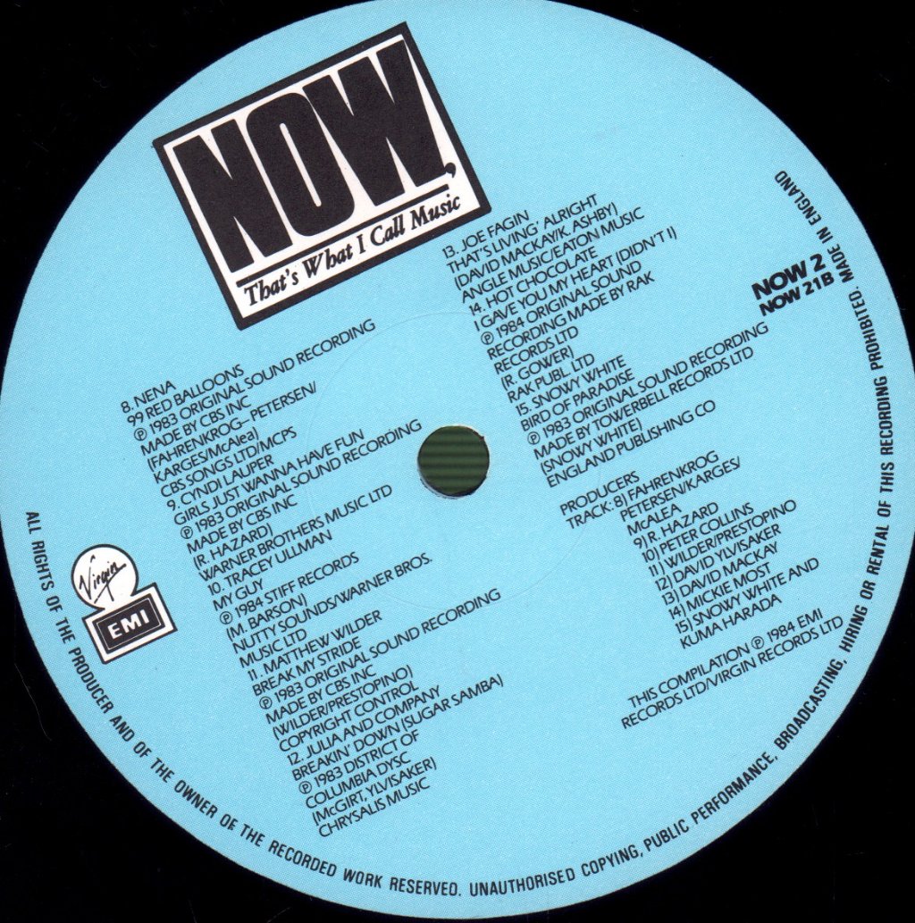 Various Artists - Now That's What I Call Music 2 - Double Lp
