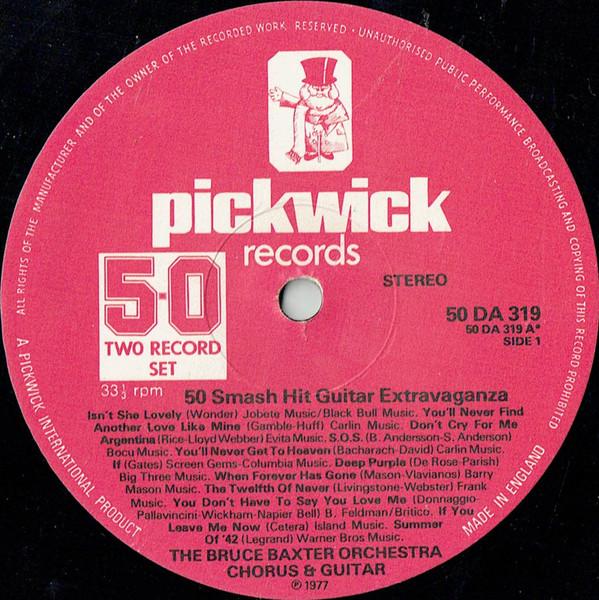 Bruce Baxter Orchestra - 50 Smash Hit Guitar Extravaganza - Double Lp