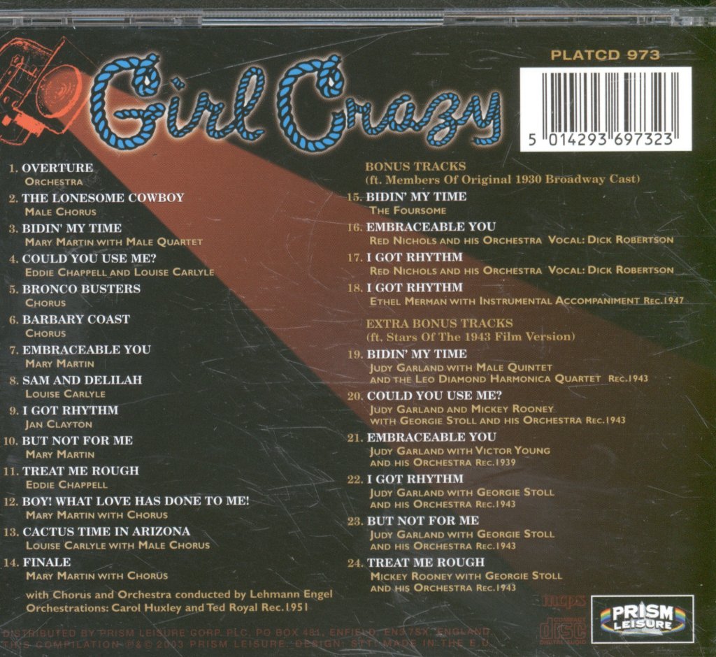 Various Artists - Girl Crazy - Cd